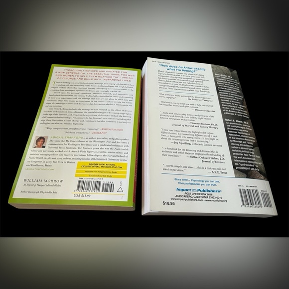 2 Book Lot Rebuilding When Your Relationship Ends & Crazy Time Surviving Divorce - Picture 6 of 6